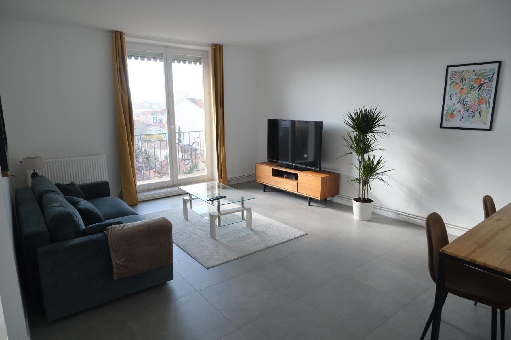 Grand Appartement 80M² - Suite Parentale Villeurbanne Dış mekan fotoğraf